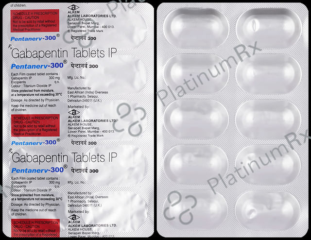 Pentanerv 300mg Tablet 10s