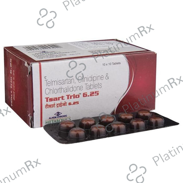 Tsart Trio 40/10/6.25mg Tablet 10s