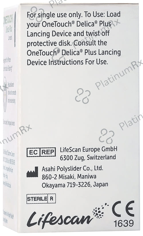 OneTouch Delica Plus Lancets 30G 25s