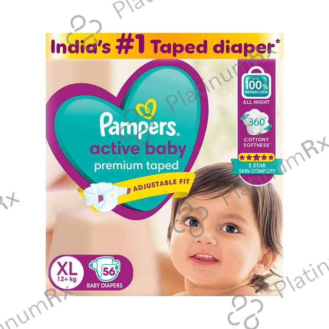 Pampers Taped Active Baby Diaper XL