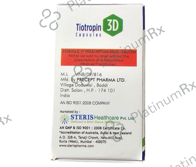 Tiotropin 3D 400/12/18mcg Rotacap 15s
