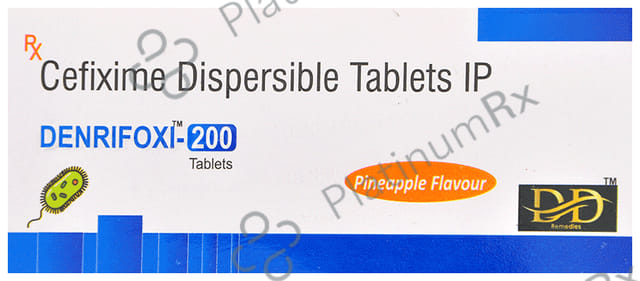 Denrifoxi 200 Tablet DT Pineapple 10s