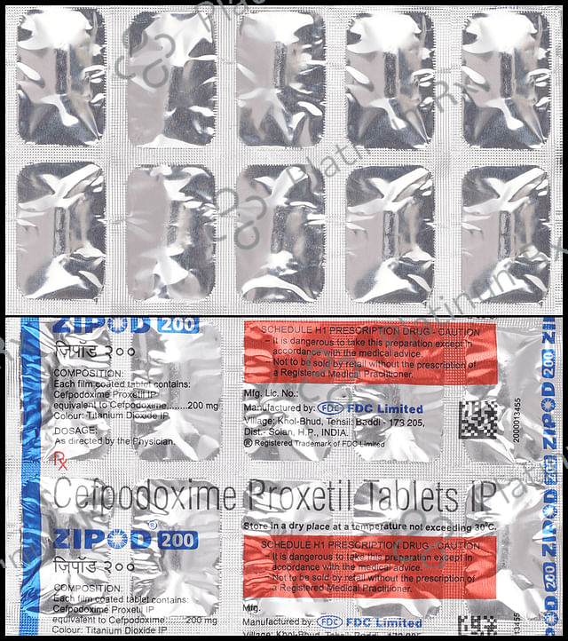Zipod 200mg Tablet 10s