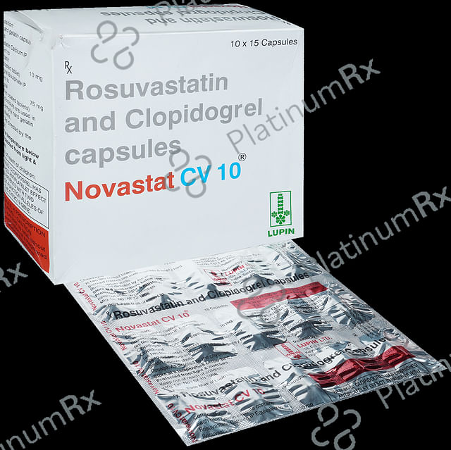 Novastat CV 10/75mg Capsule 15s
