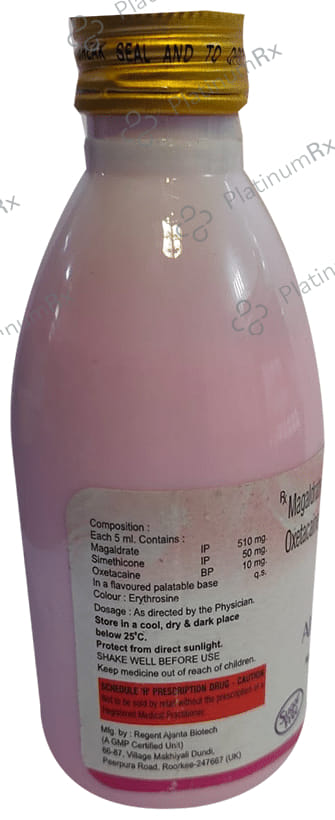 Allgel O Mint Sugar Free Oral Suspension 170ml