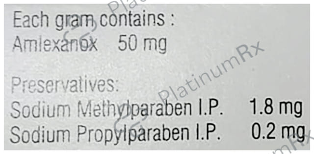 Lexanox Oral Paste 10gm