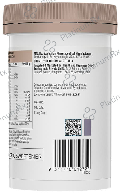 Swisse Ultiboost High Strenghth Magnesium Glycinate & Citrate Oral Powder