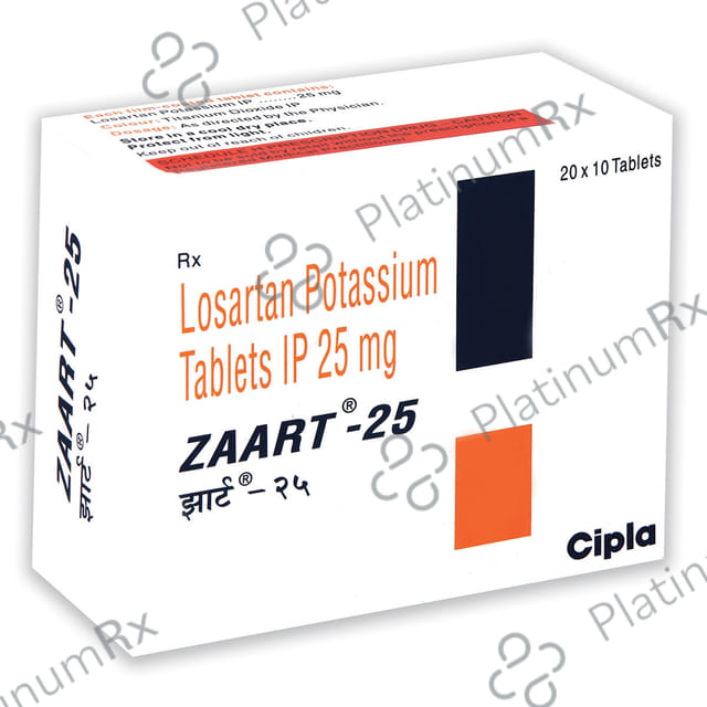 Zaart 25mg Tablet