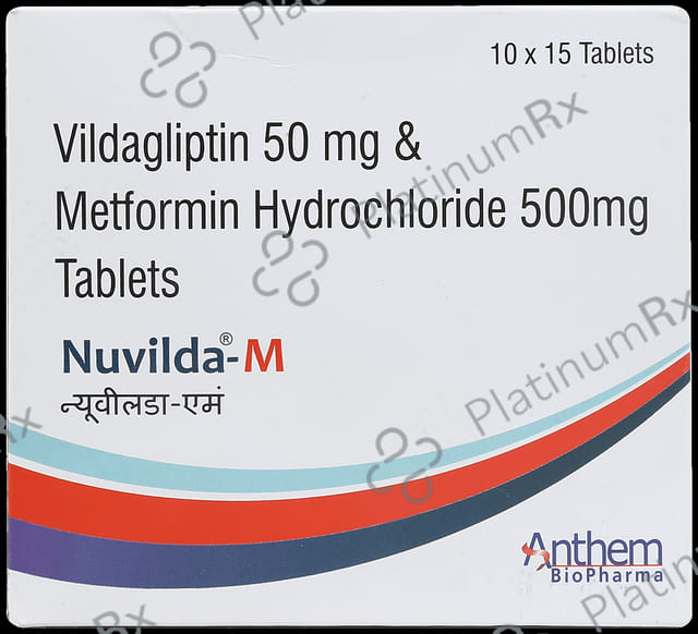 Nuvilda M 500/50mg Tablet 15s