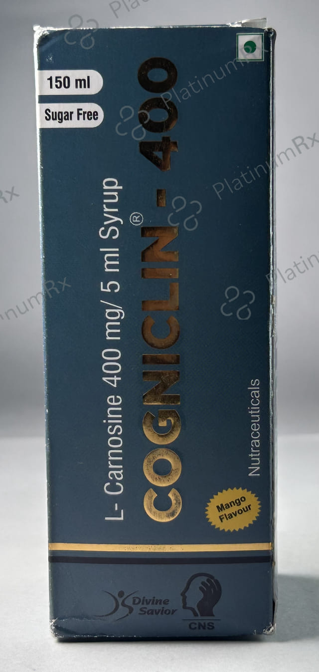 Cogniclin 400mg Suger free Syrup 150ml