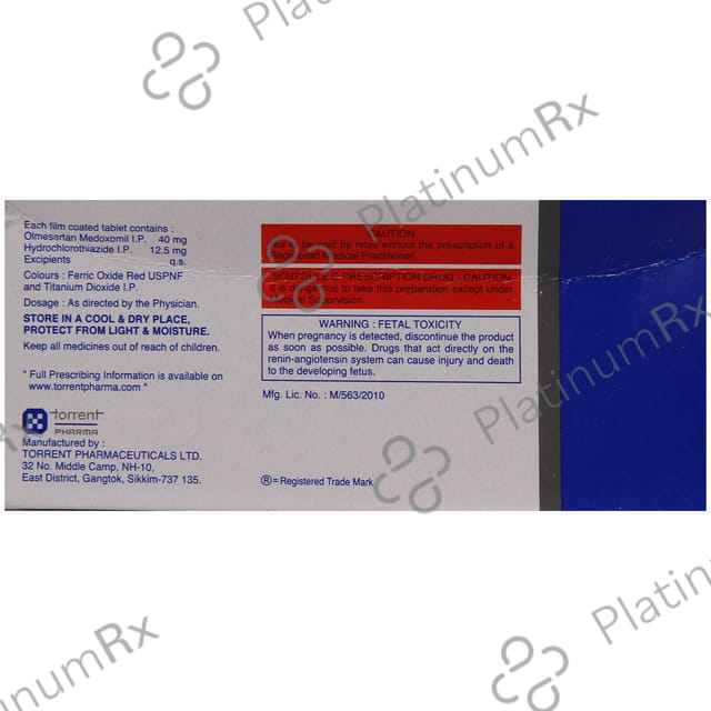 Olsar H 12.5mg/50mg Tablet