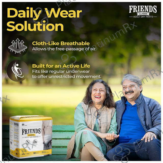 Friends Classic Adult Dry Pant Diaper XXL 10s