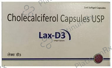 Lax-D3 Soft Gelatin Capsule