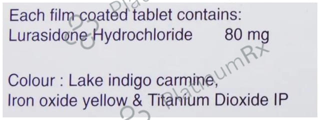 Lurace 80mg Tablet 10s