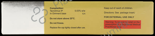 Tacrovera 0.03% Ointment 15gm