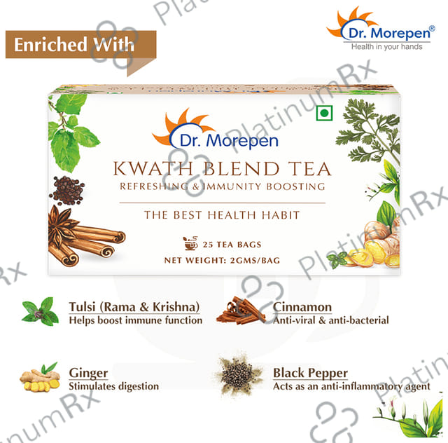 Dr. Morepen Kwath Blend Tea Bag (2gm Each)