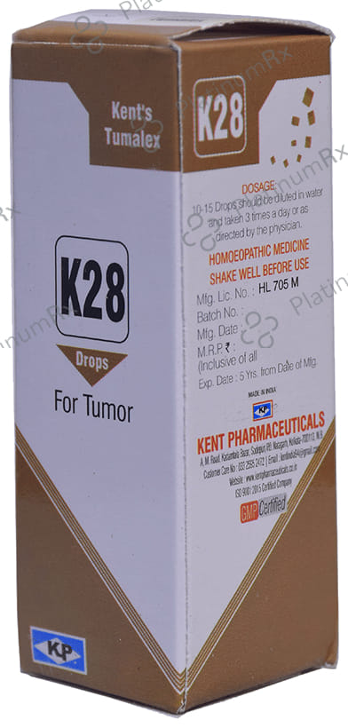 Kent's K28 Tumor Oral Drops