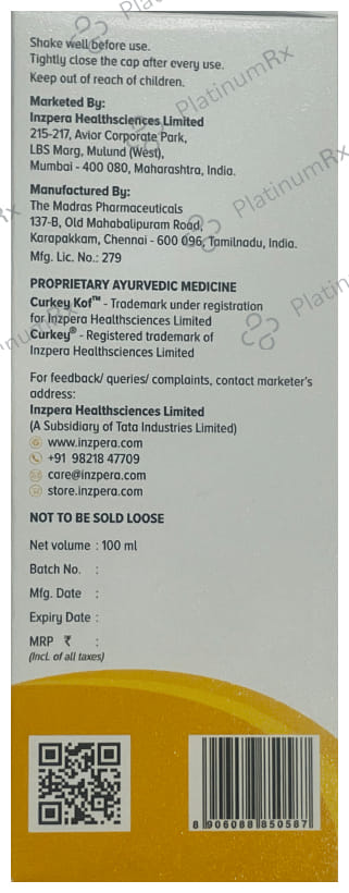 Curkey Kof Cough Syrup 100ml