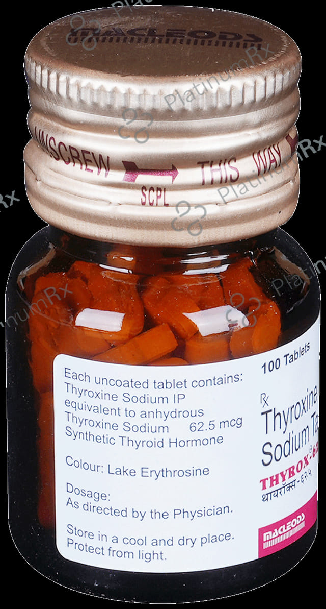 Thyrox 62.5mcg Tablet 100s