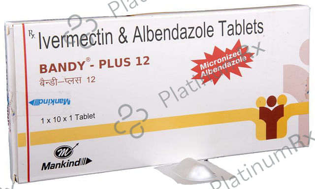 Bandy Plus 12/400mg Chewable Tablet 1s