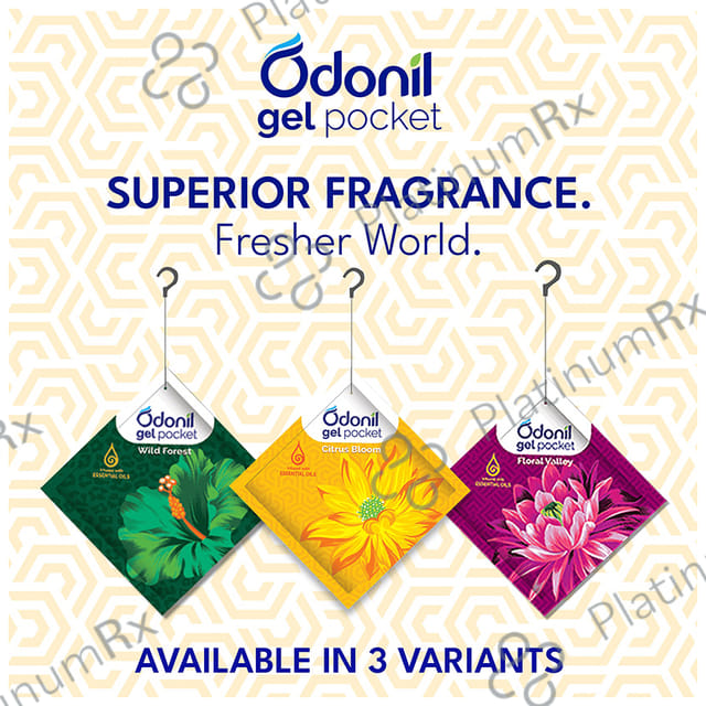 Odonil Gel Pocket Citrus Bloom