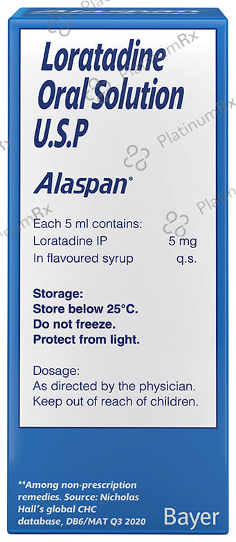 Alaspan Loratadine Non Drowsy Oral Solution 100ml