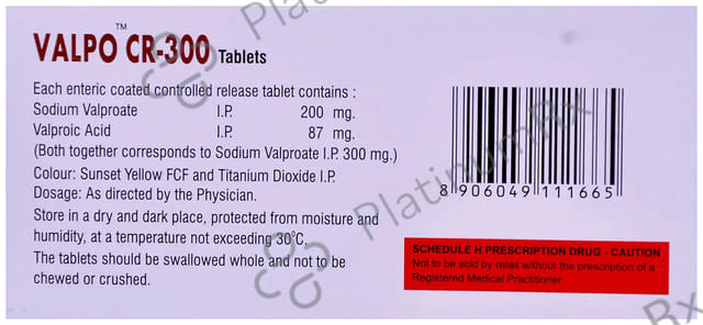 Valpo 300mg Tablet CR