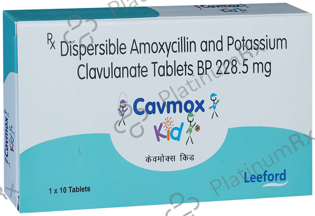 Cavmox Kid 200/28.5mg Tablet 10s