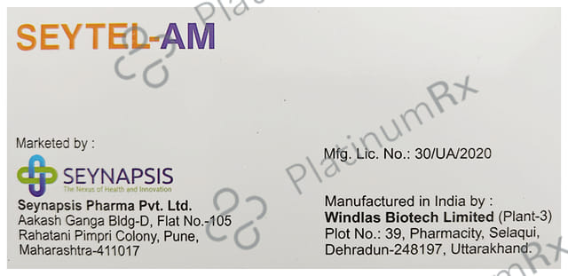 Seytel 5/40mg AM Tablet 10s
