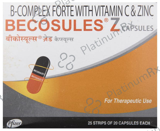 Becosules Z Capsule 20s