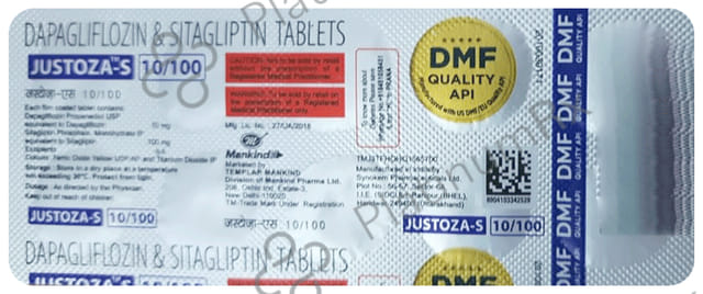 Justoza S 10/100mg Tablet 10s
