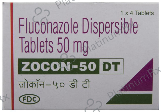 Zocon DT 50mg Tablet 4s