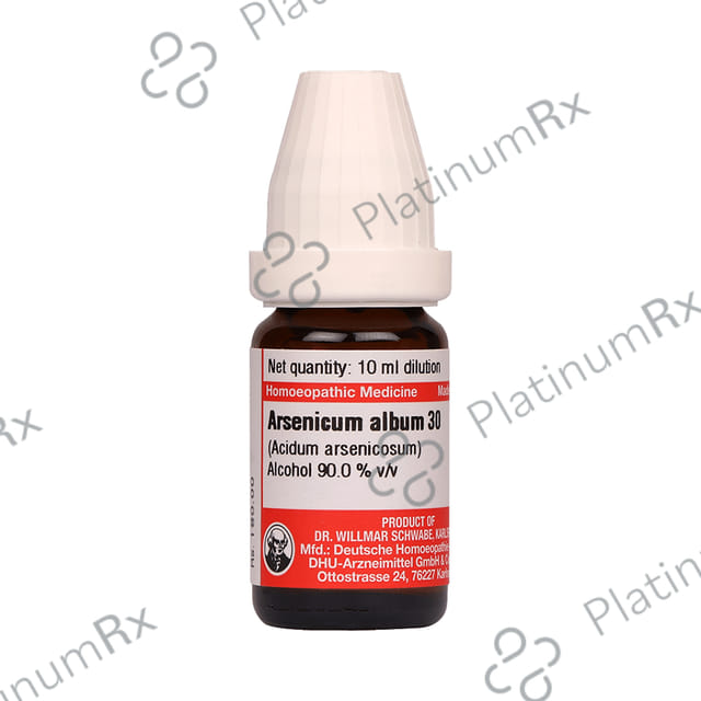 Dr Willmar Schwabe Germany Arsenicum Album Dilution 30