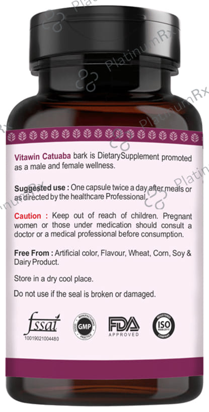 Vitawin Catuaba Vegetarian Capsule