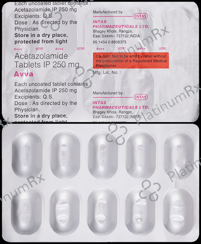 Avva 250mg Tablet 10s