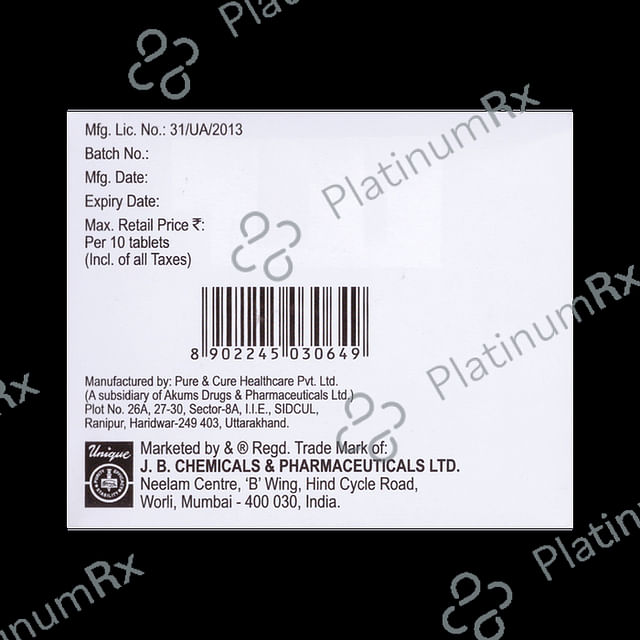 Cilacar TM 10/50/40mg Tablet ER 10s