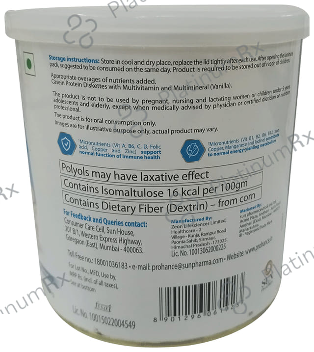 Prohance D Diskettes Vanilla 250gm