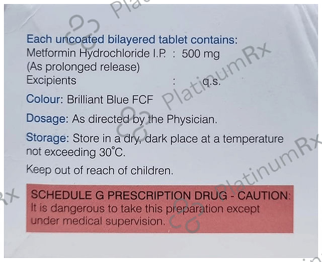 MR Met 500mg IPR Tablet 10s