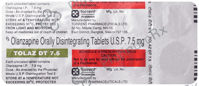 Tolaz 7.5mg Tablet DT 10s