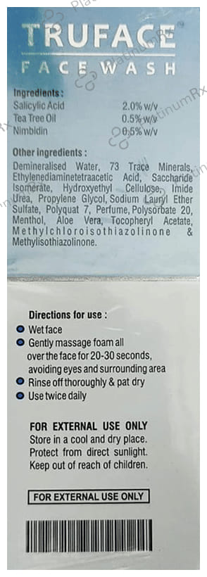 Truface Foaming Face Wash 60ml