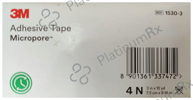 3M 1530-3 Micropore Surgical Tape 7.5cm