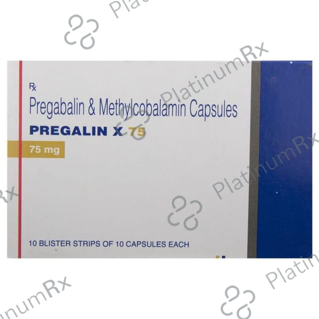 Pregalin X 75 Capsule 10 capsules