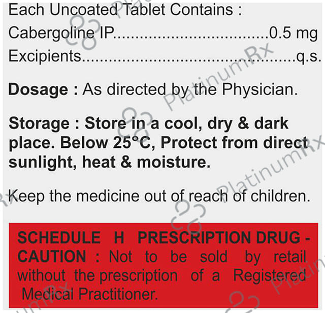 Cabsmile 0.5mg Tablet 4s