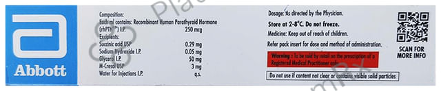 Rockbon PTH 250mcg Pen Prefilled Syringe 3ml
