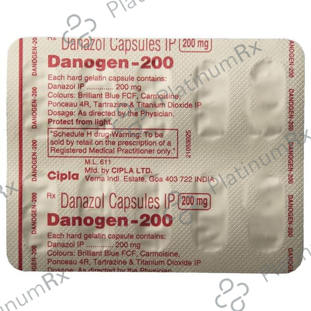 Danogen 200mg Capsule 10s