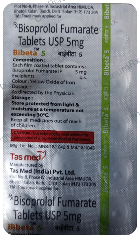 Bibeta 5mg Tablet 15s