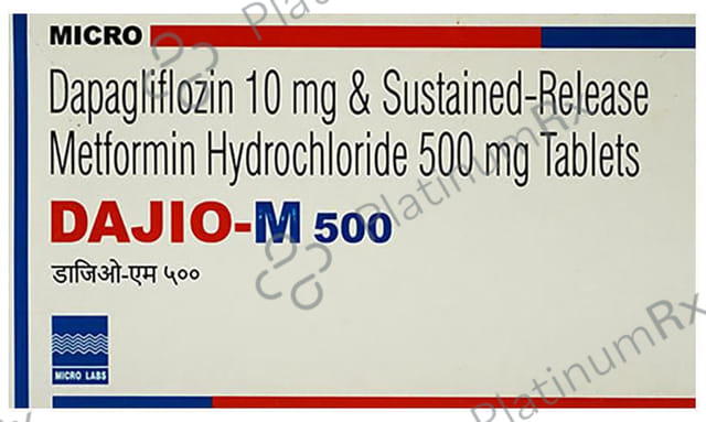 Dajio M 10/500mg Tablet SR 10s