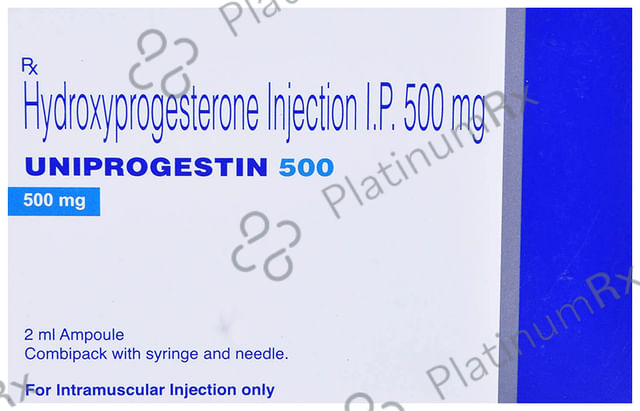 Uniprogestin 500mg Injection 2ml