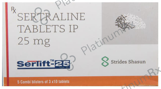 Serlift 25mg Tablet 10s