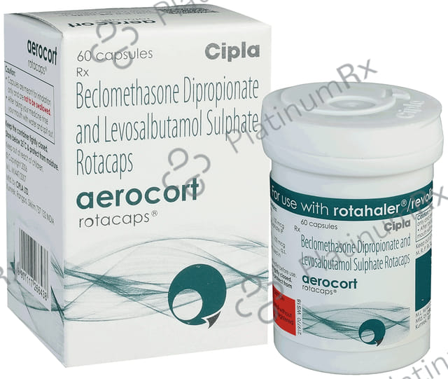Aerocort 100/100mcg Rotacap 60s